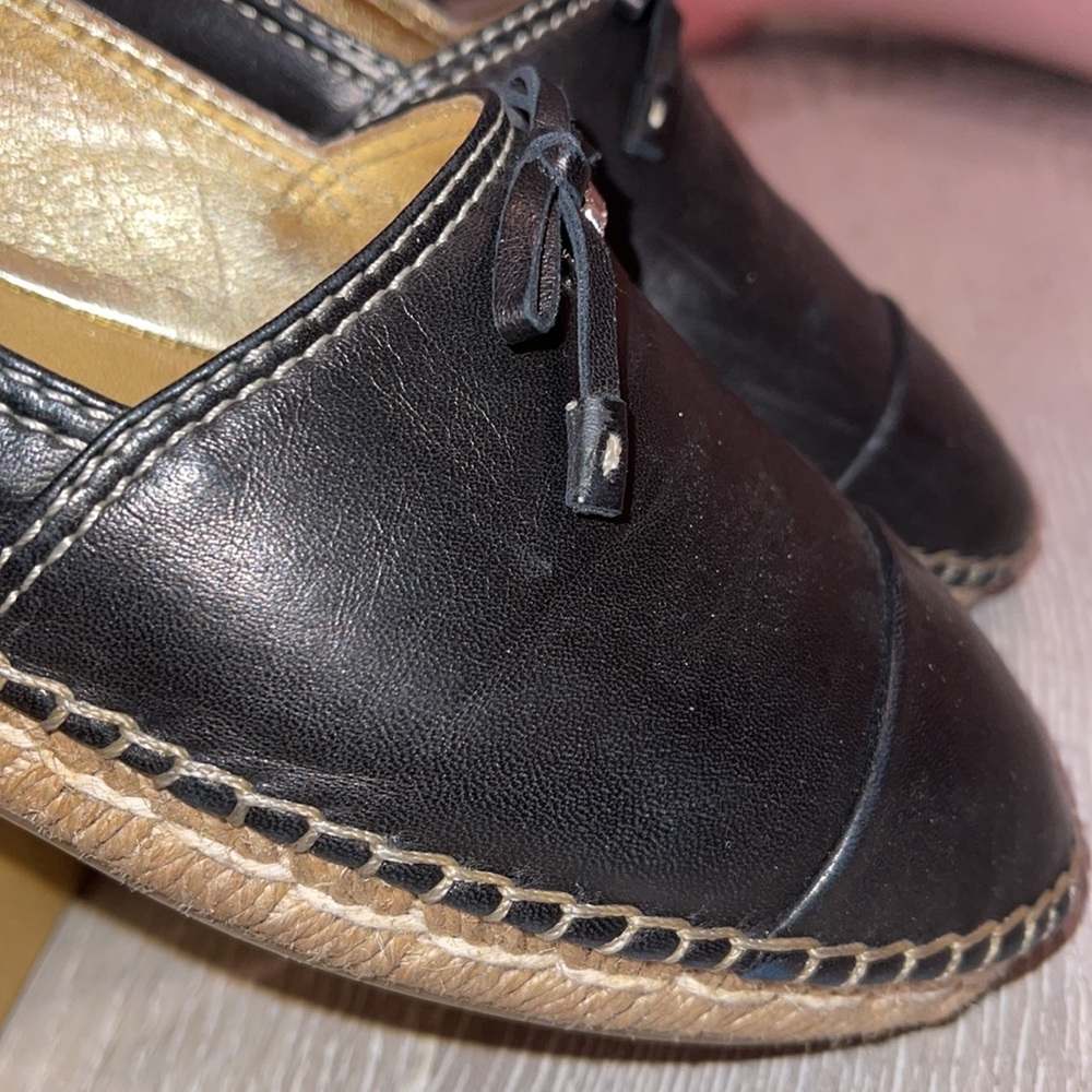 AUTHENTIC PRADA Leather Espadrilles - Picture 13 of 15
